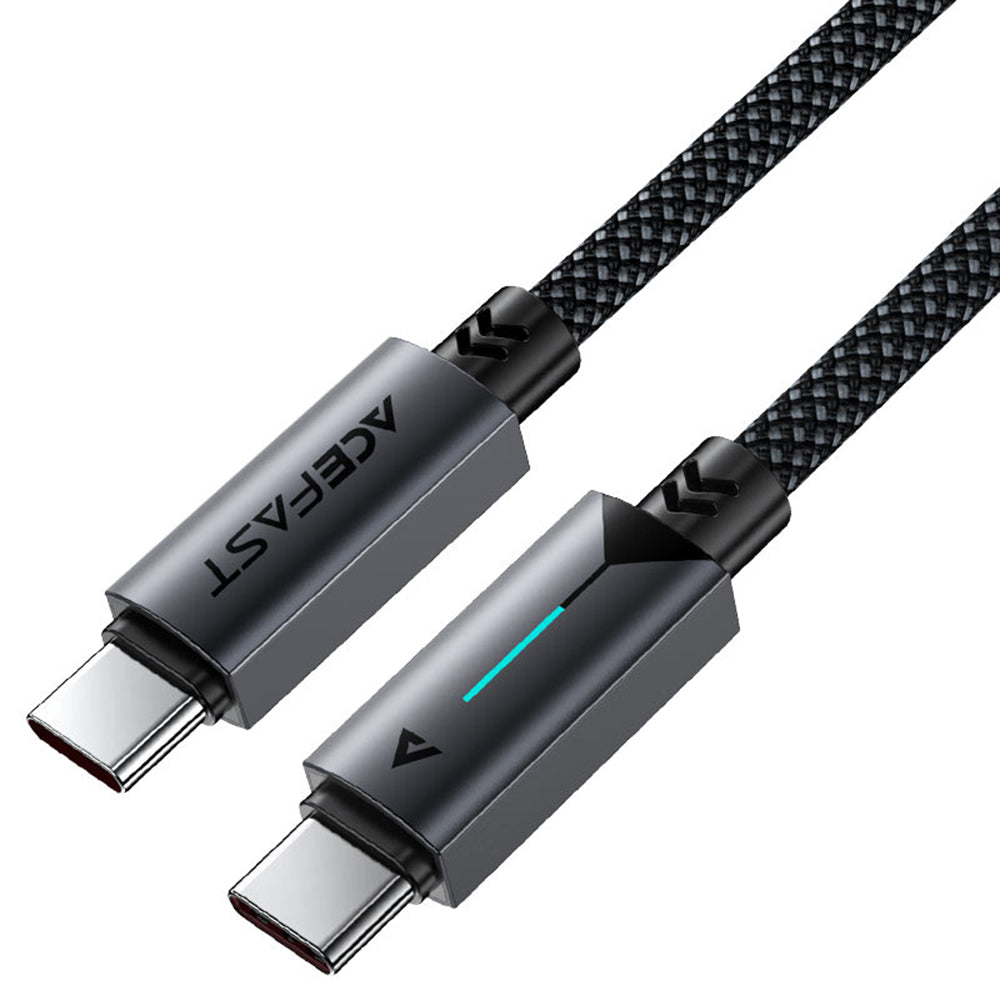 USB-C Data and Charging Cable - USB-C Acefast C19-03, 60W, 1.2m, Black
