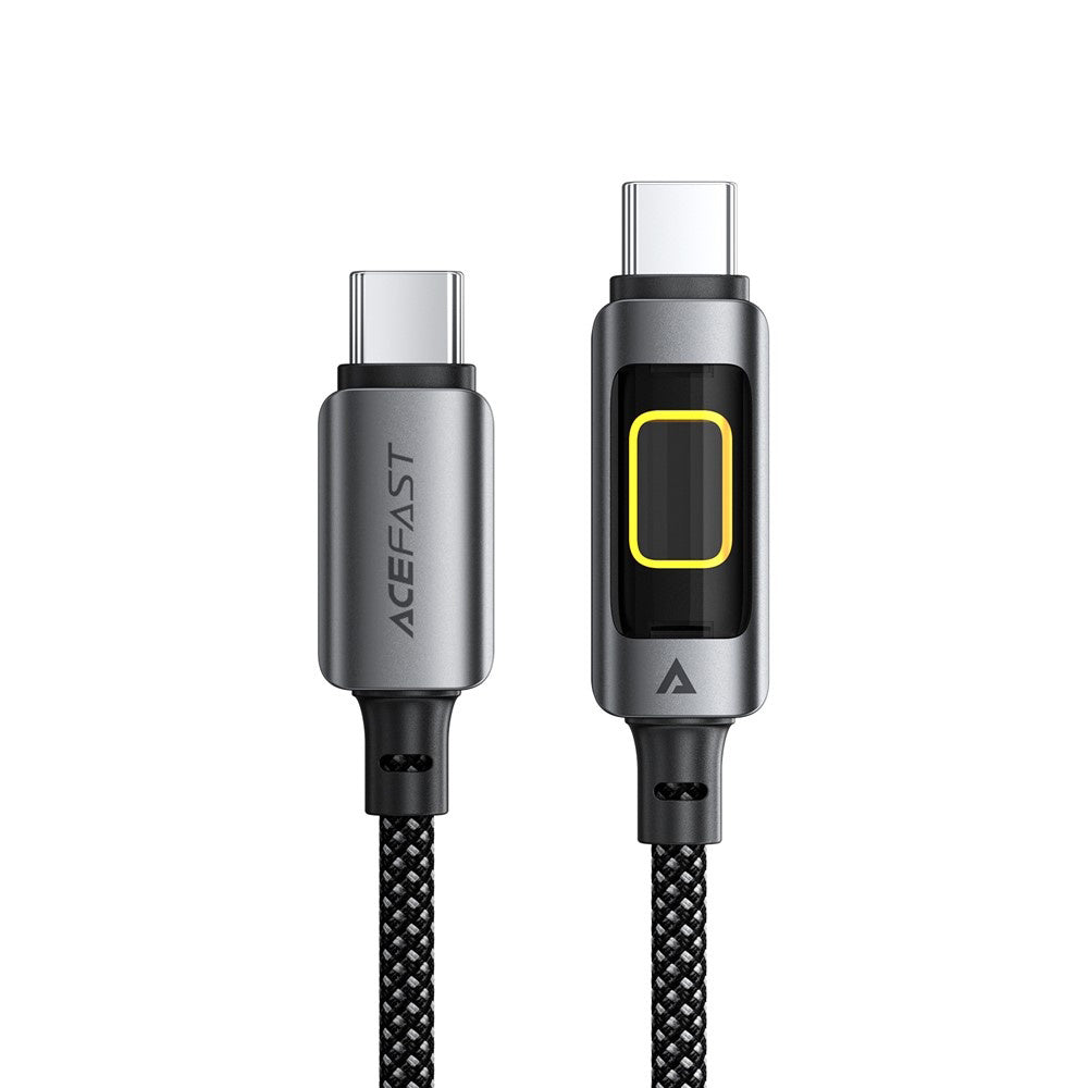Daten- und Ladekabel USB-C - USB-C Acefast C21-03, 60W, 1.2m, Schwarz