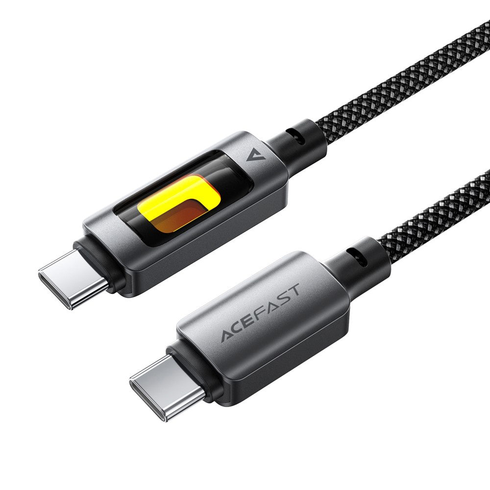 Daten- und Ladekabel USB-C - USB-C Acefast C21-03, 60W, 1.2m, Schwarz