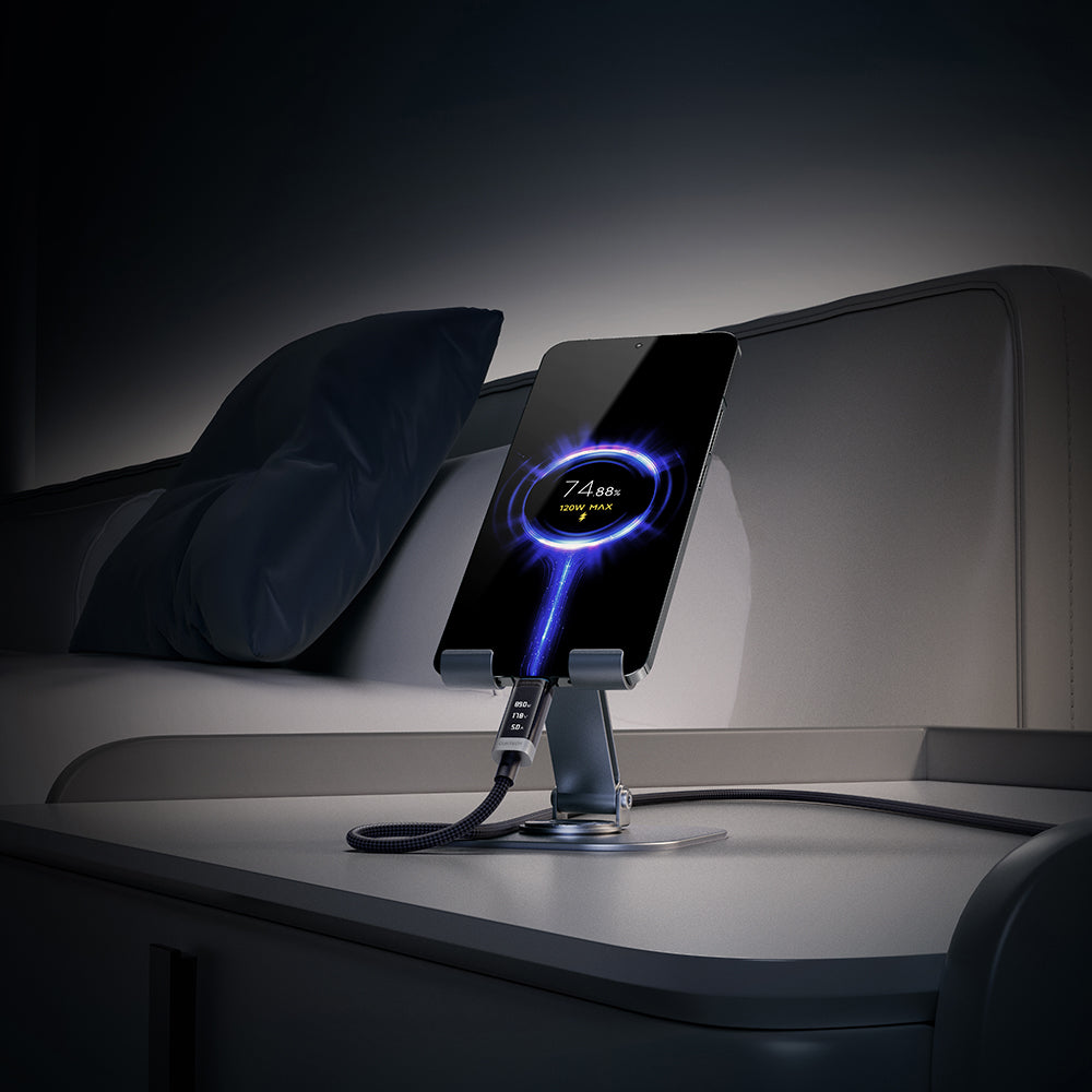USB-C Daten- und Ladekabel - USB-C Cuktech CTC620P Display, 240W, 2m, Schwarz CCTC620POSBK