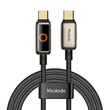 USB-C Daten- und Ladekabel - USB-C McDodo CA-6681 Auto Power Off, 100W, 1.2m, Gold
