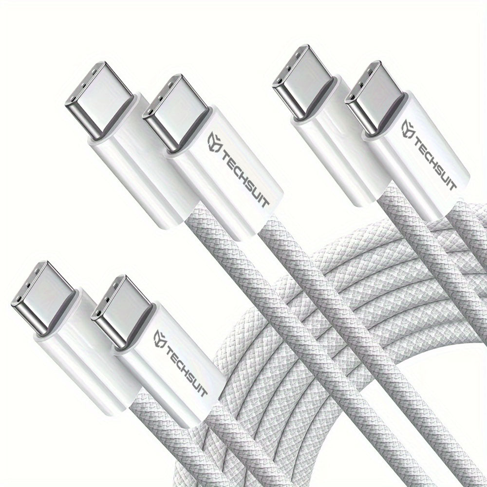 Daten- und Ladekabel USB-C - USB-C Techsuit PCB114D, 60W, 1m, Grün