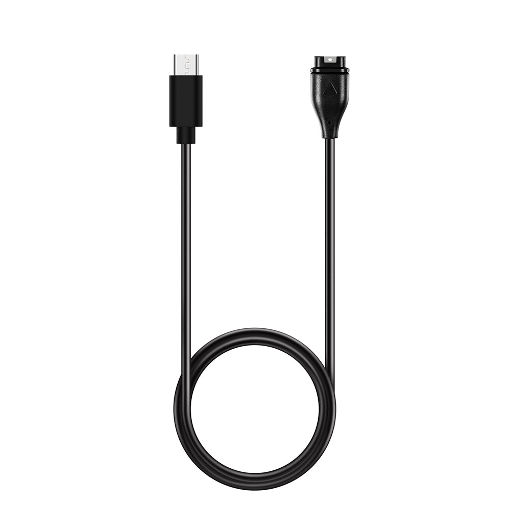 Ladekabel Techsuit TGC2 für Garmin Watch Fenix / vivoactive Serie, USB-C, Schwarz
