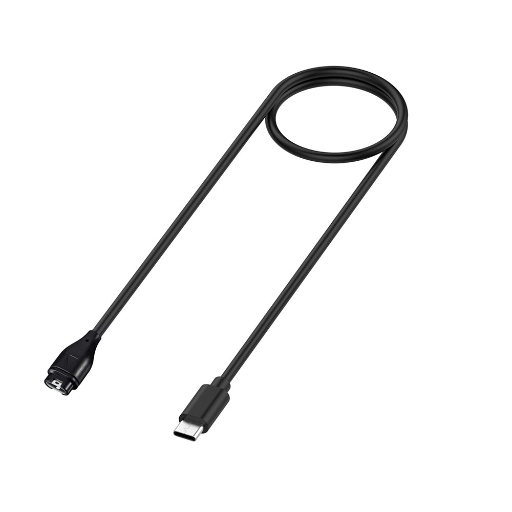 Ladekabel Techsuit TGC2 für Garmin Watch Fenix / vivoactive Serie, USB-C, Schwarz