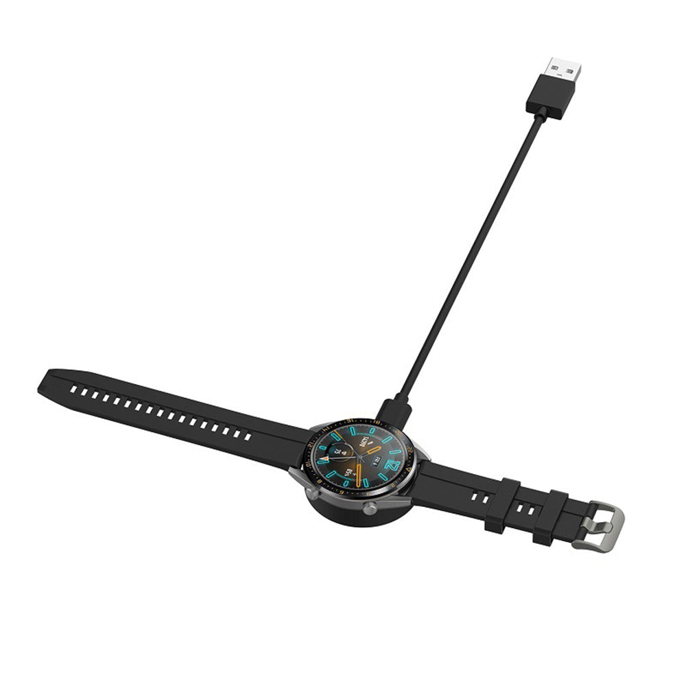 Ladekabel Techsuit THC3 für Honor Watch / Huawei Watch Series, USB-A, Schwarz