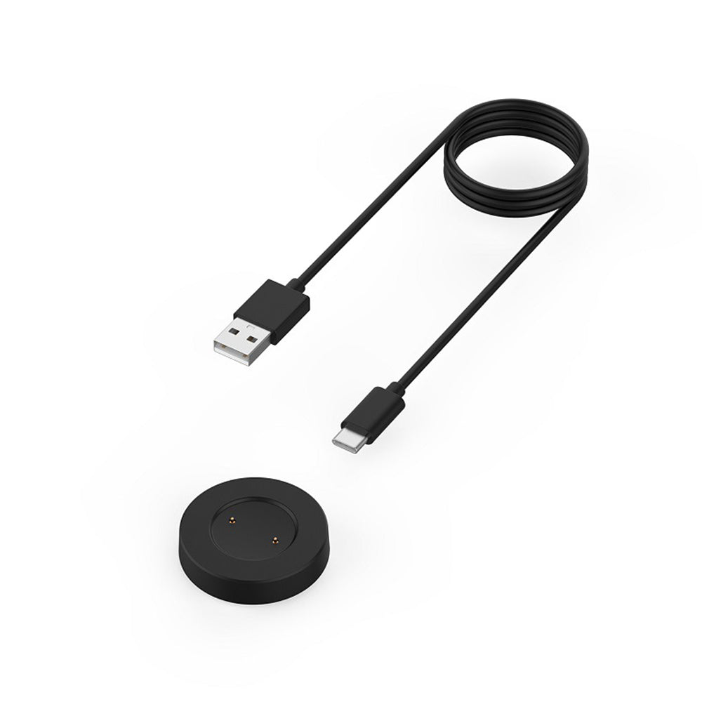 Ladekabel Techsuit THC3 für Honor Watch / Huawei Watch Series, USB-A, Schwarz
