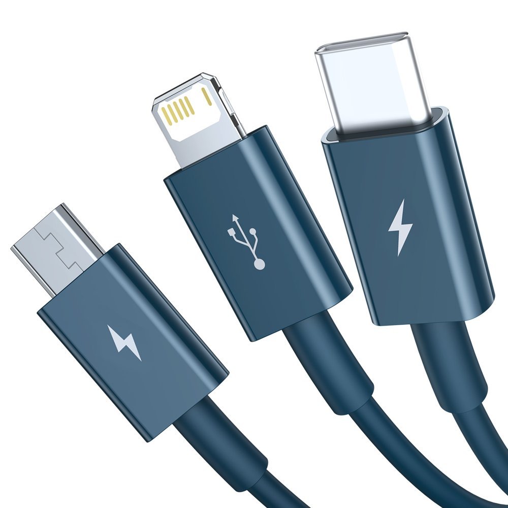 Baseus Superior 3in1 Ladekabel USB-A | 20W 1.5m | Blau