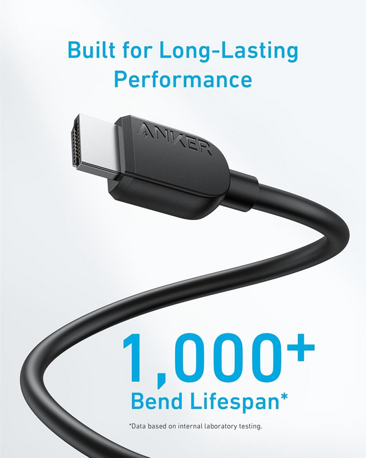 Anker Video Kabel, HDMI - HDMI, 8K, 1.8m, Schwarz A8742011