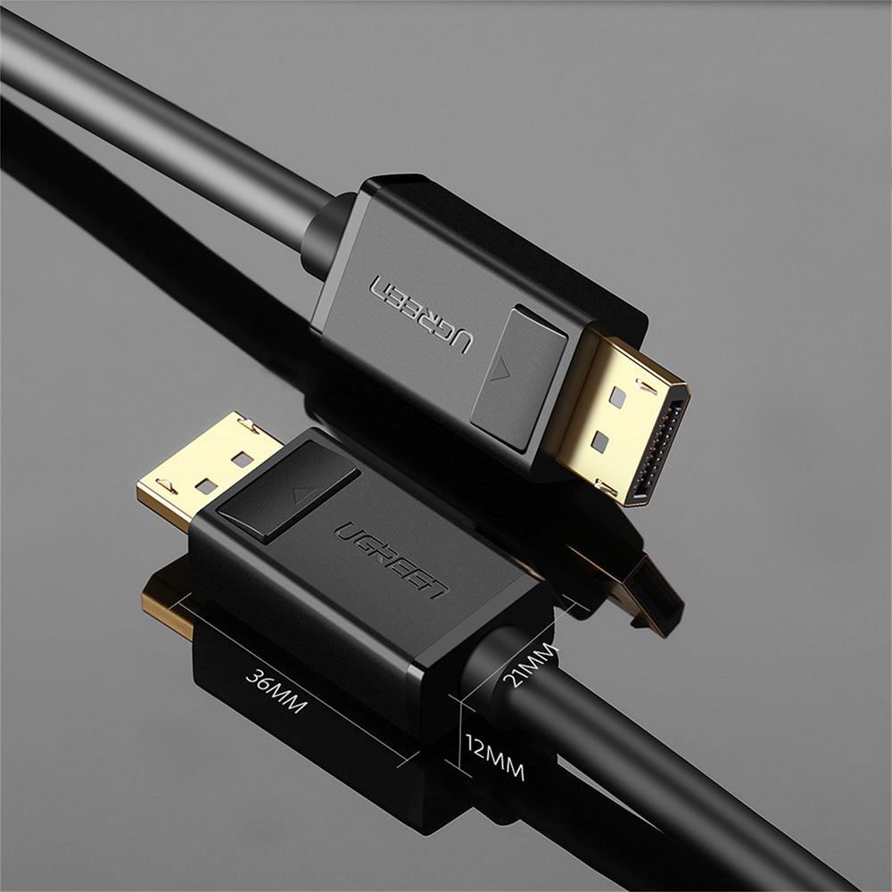 UGREEN DP102 Video Cable, DisplayPort - DisplayPort, 4K, 2m, Black