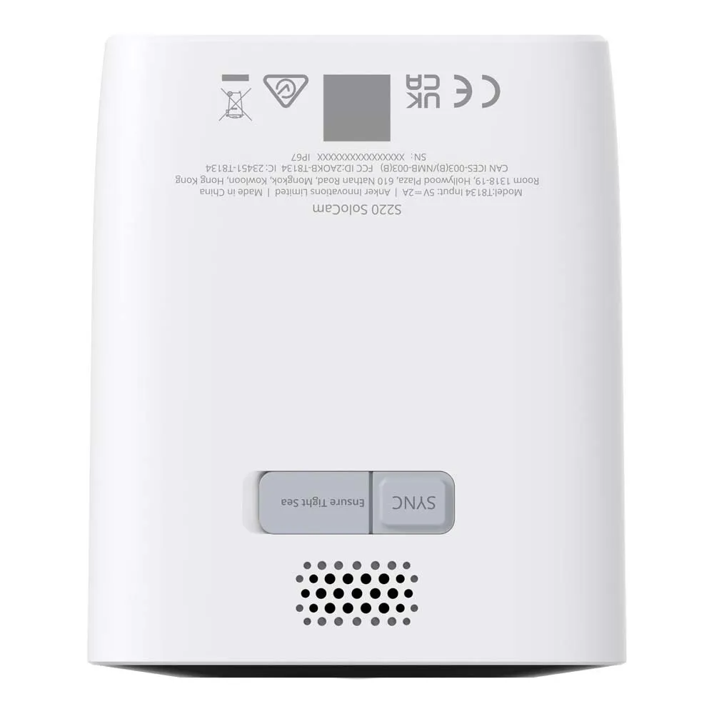 Eufy SoloCam S220 Überwachungskamera, Wi-Fi, 2K, IP67, Solarpanel, Außenbereich T8134321
