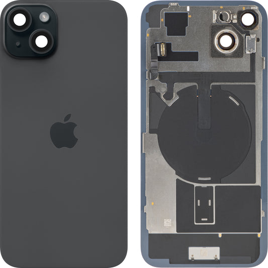 Apple iPhone 15 Plus Batterieabdeckung, Schwarz, Swap