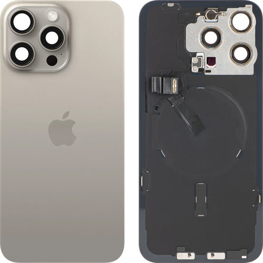 Batteriefachabdeckung Apple iPhone 15 Pro Max, Beige (Naturtitan), Swap