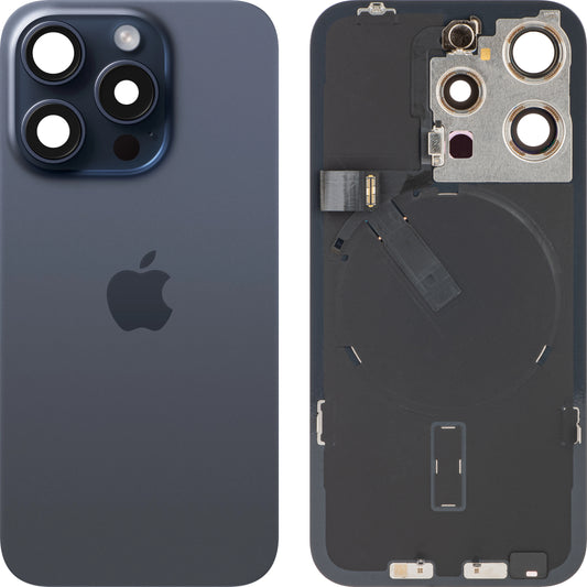 Batterieabdeckung Apple iPhone 15 Pro, Blau (Blau-Titan), Swap