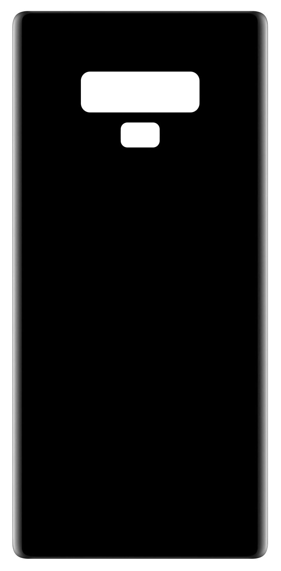 Akkudeckel kompatibel mit Samsung Galaxy Note 9 N960, Schwarz