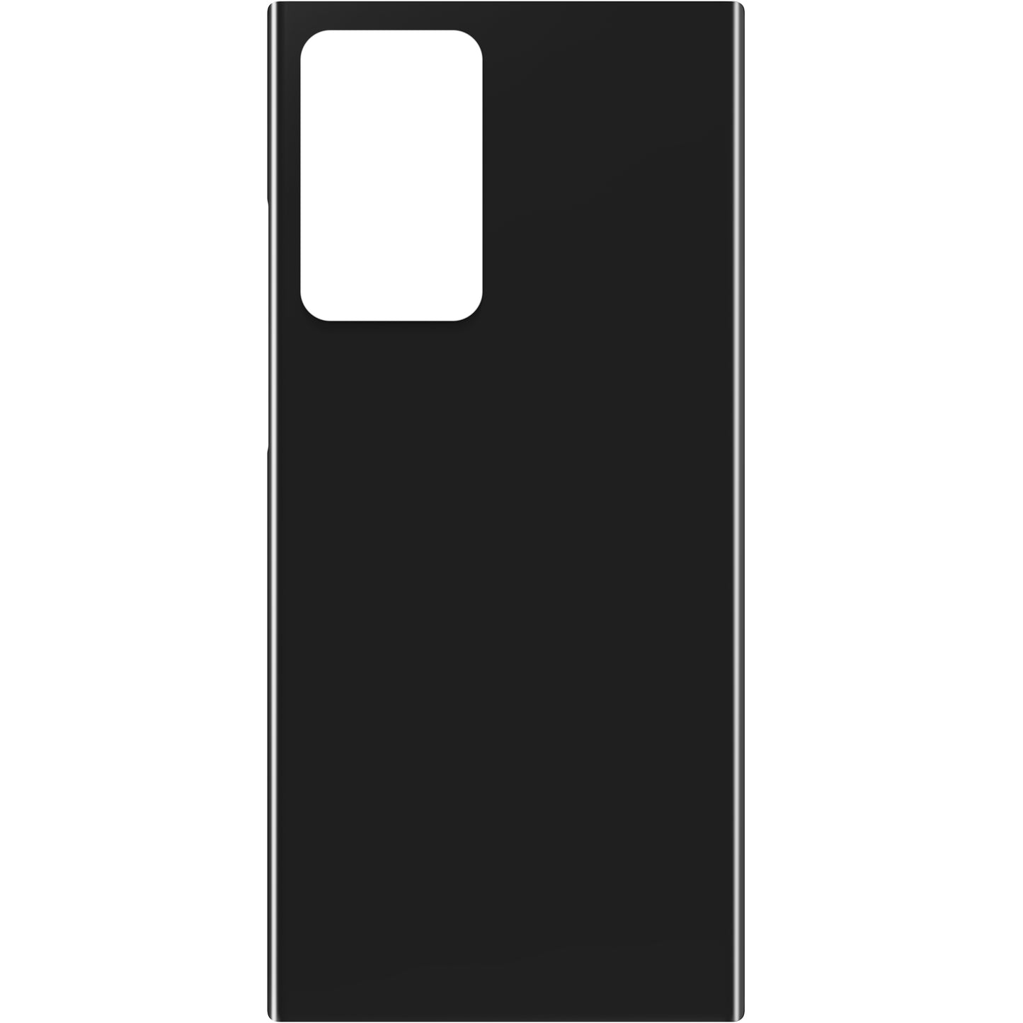 Akkudeckel kompatibel mit Samsung Galaxy Note 20 Ultra 5G N986, Schwarz