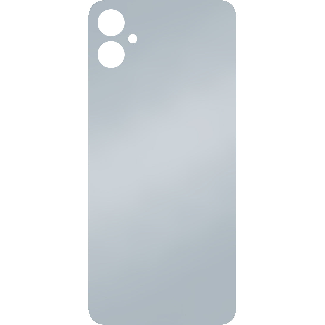 Batteriedeckel kompatibel mit Samsung Galaxy A05 A055, Silber