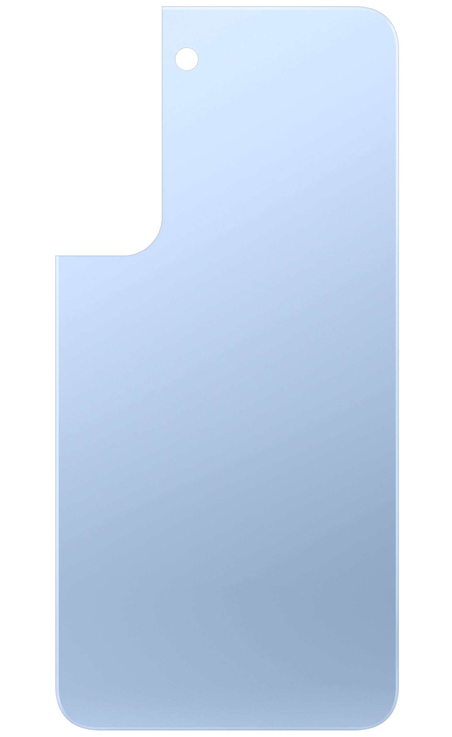 Batteriedeckel kompatibel mit Samsung Galaxy S22 5G S901, Blau