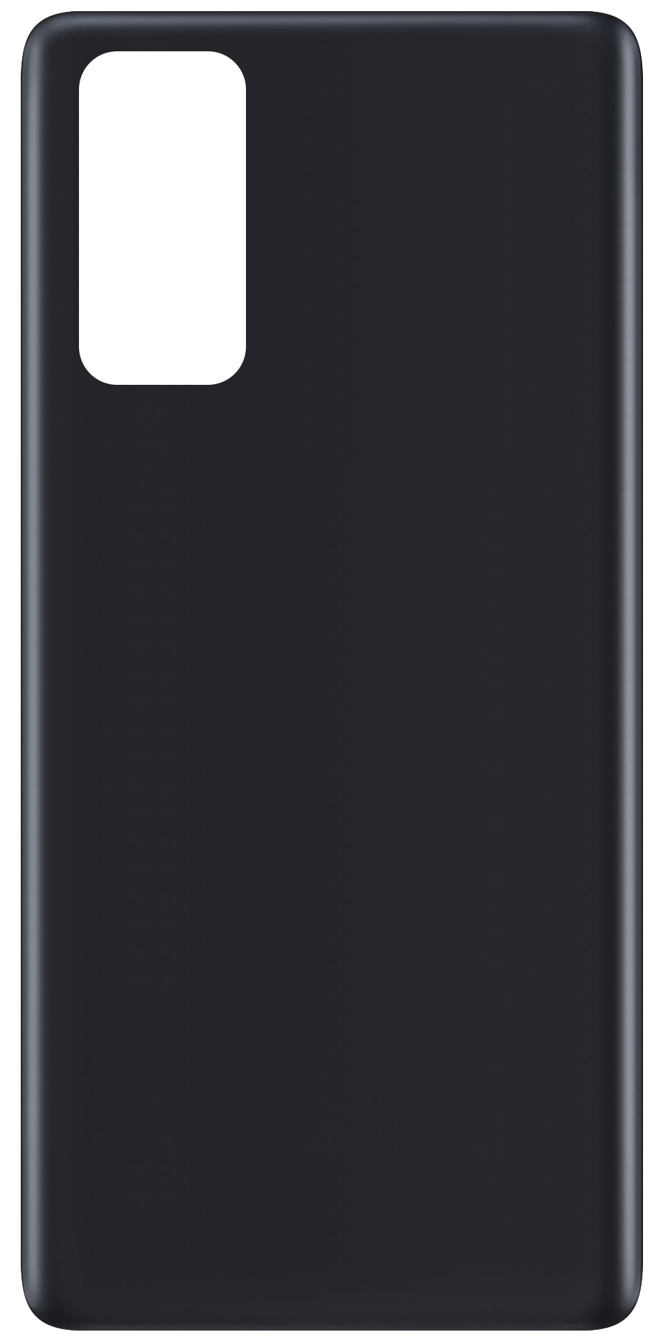 Batteriedeckel kompatibel mit Samsung Galaxy S20 FE 5G G781, Schwarz