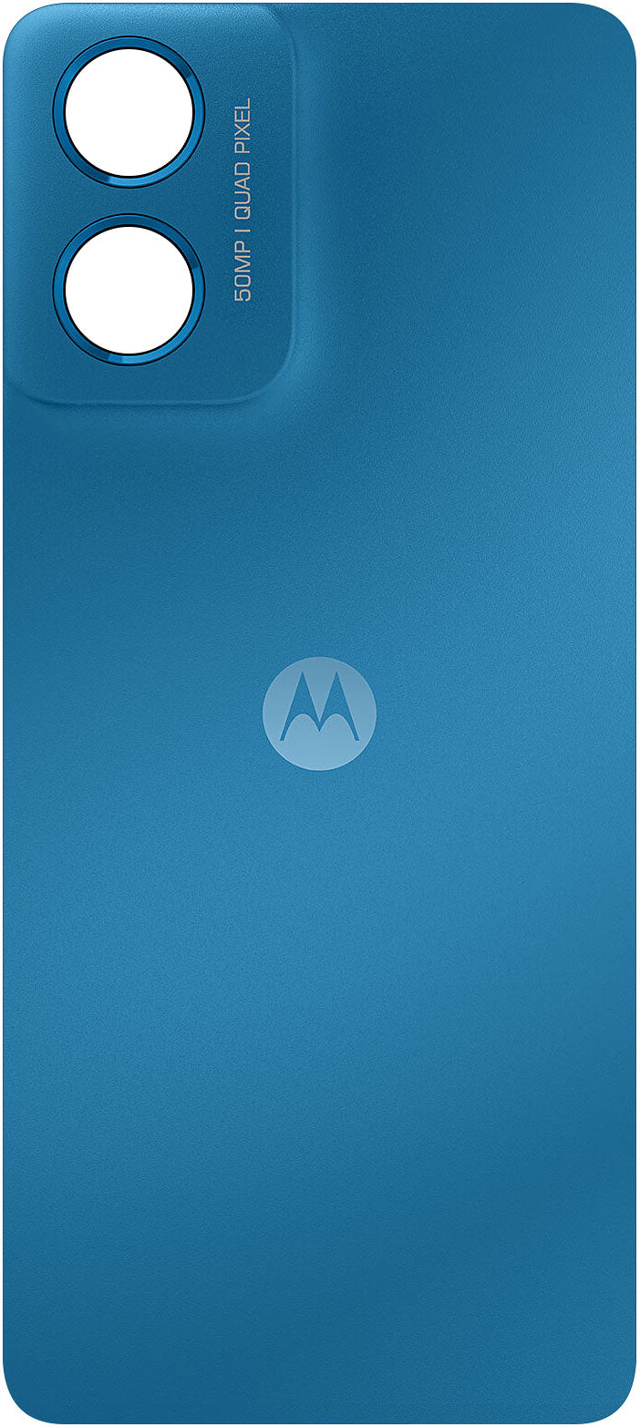 Akkudeckel Motorola Moto G04s, Blau (Satin Blue), Service Pack 5S58C24269