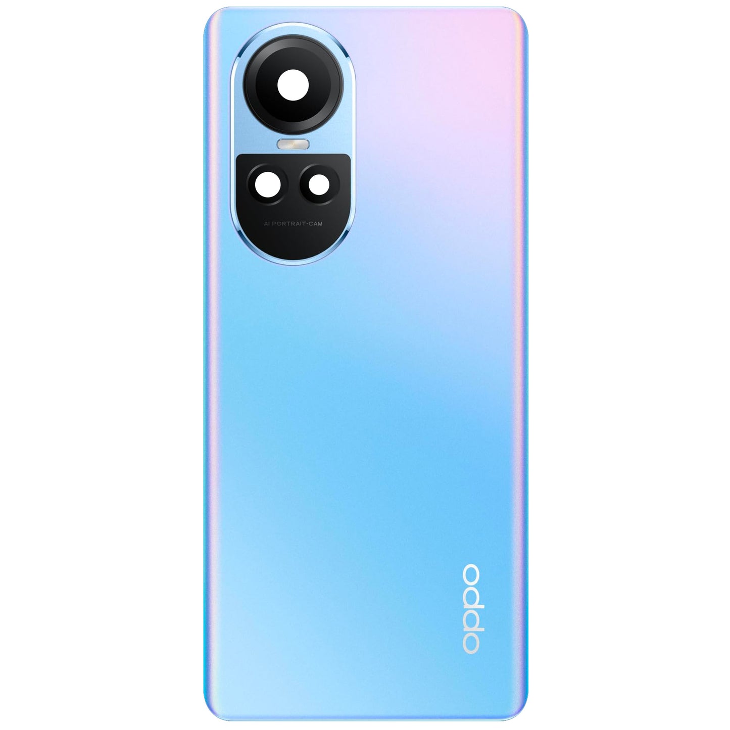 Akkuabdeckung / Backcover für Oppo Reno10 | Blau (Ice Blue) | Service Pack