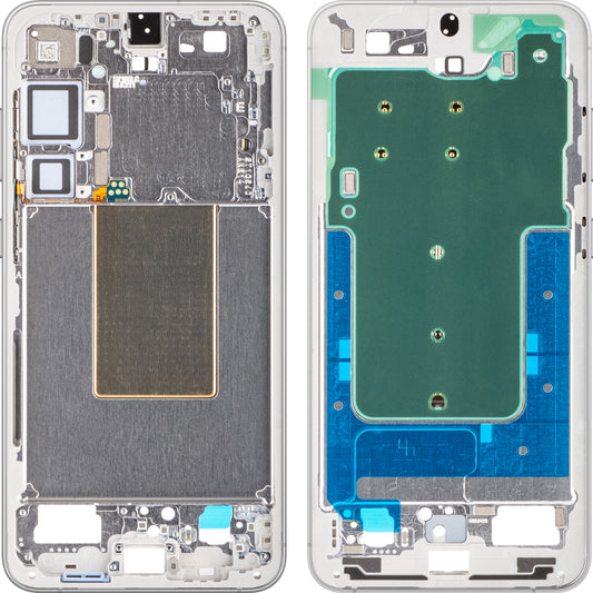 Mijloc Case Samsung Galaxy S24+ S926, Grey (Marble Grey), Service Pack GH82-33413B