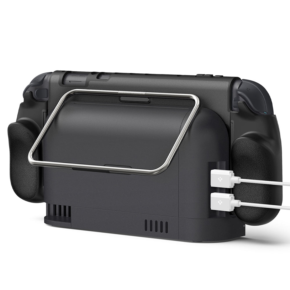 Spigen Dual Grip Pro Schutzhülle für Nintendo Switch 2 Konsole, Schwarz ACS10196