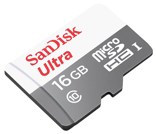 SanDisk Ultra microSDHC Speicherkarte, 16Gb, Klasse 10 SDSQUNS-016G-GN3MN
