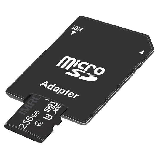 Imro microSDXC Speicherkarte, 256GB, Klasse 10 / UHS-1 U3, mit Adapter