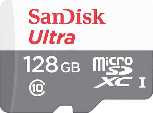 SanDisk Ultra Android microSDXC Memory Card, 128Gb, Class 10 / UHS-1 U1 SDSQUNR-128G-GN3MN