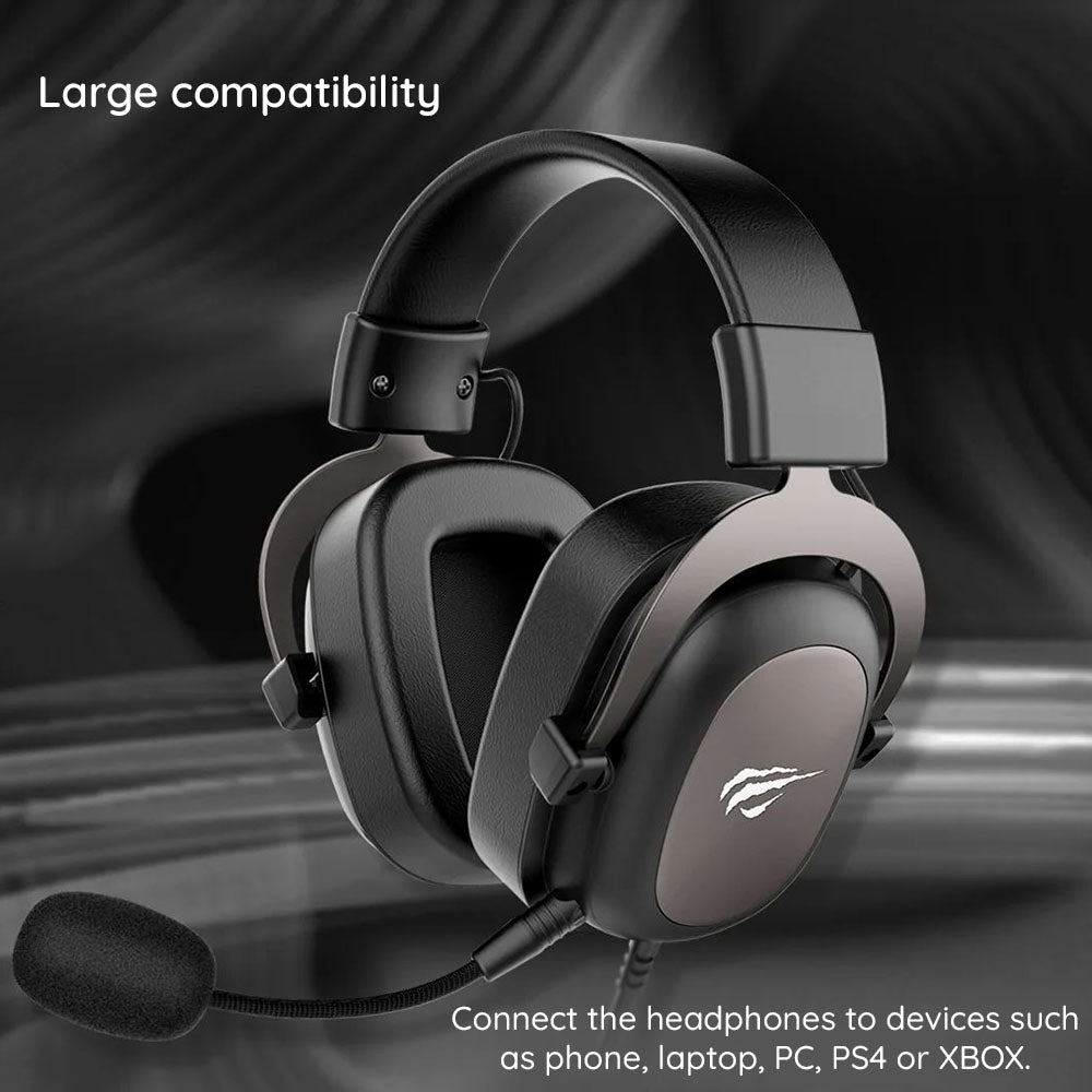 HAVIT H2002D 3.5mm Gaming Headphones, 2m, Pink