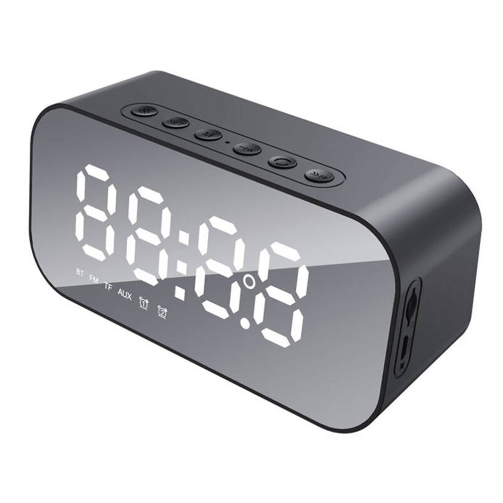 Digitaluhr HAVIT M3 mit Bluetooth-Lautsprecher, Schwarz
