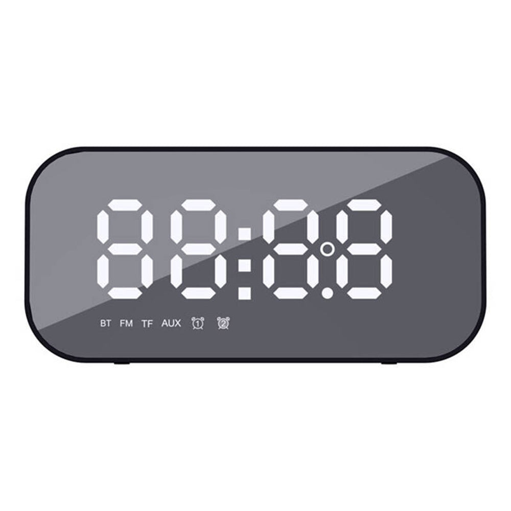 Digitaluhr HAVIT M3 mit Bluetooth-Lautsprecher, Schwarz