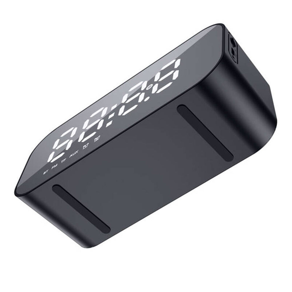 Digitaluhr HAVIT M3 mit Bluetooth-Lautsprecher, Schwarz