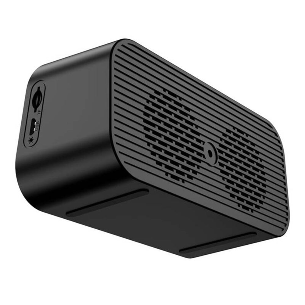 Digitaluhr HAVIT M3 mit Bluetooth-Lautsprecher, Schwarz