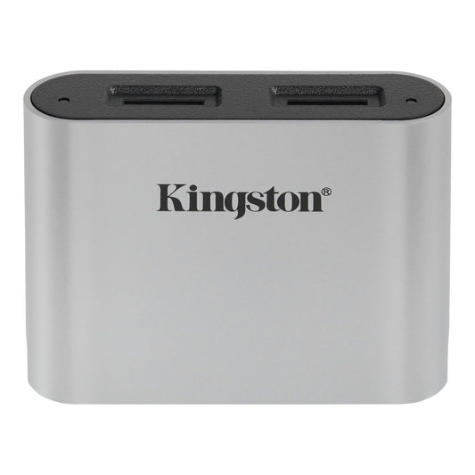 Kingston Workflow USB 3.2 Kartenleser, Dual microSD, Grau WFS-SDC