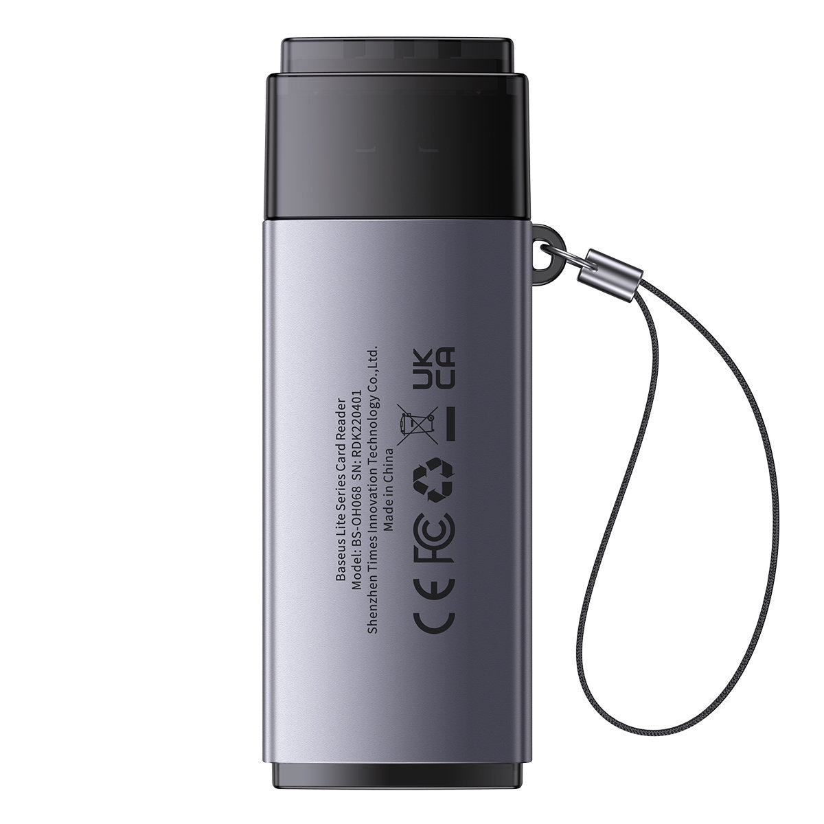 Baseus USB 3.0 Kartenleser | SD & microSD | Plug & Play | Grau