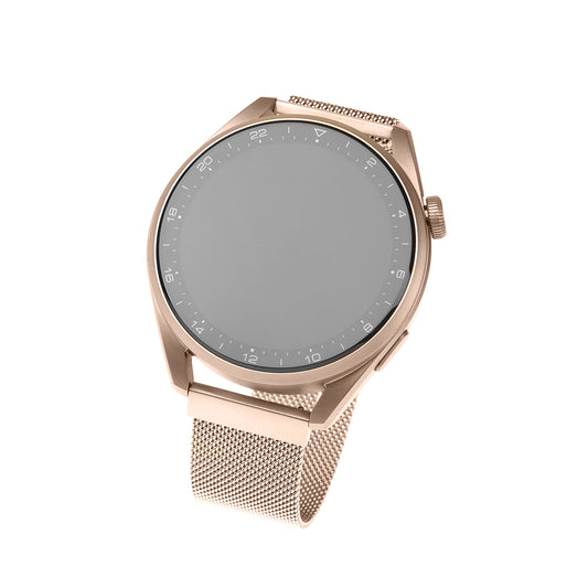 Fixed Mesh Armband für Samsung Galaxy Watch / Huawei Watch Series, 20mm, Roségold