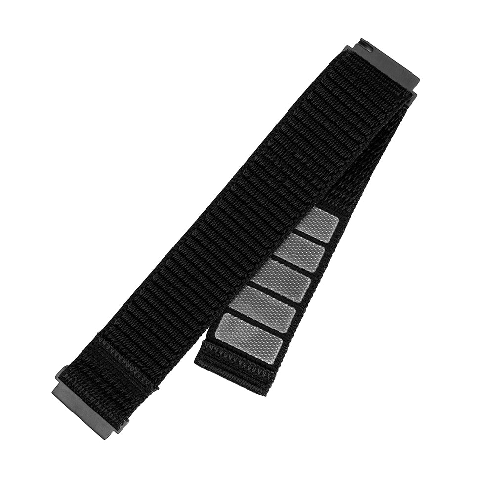 Fixed Nylon Sporty Armband für Huawei Watch / Xiaomi Watch Series, 22mm, Schwarz