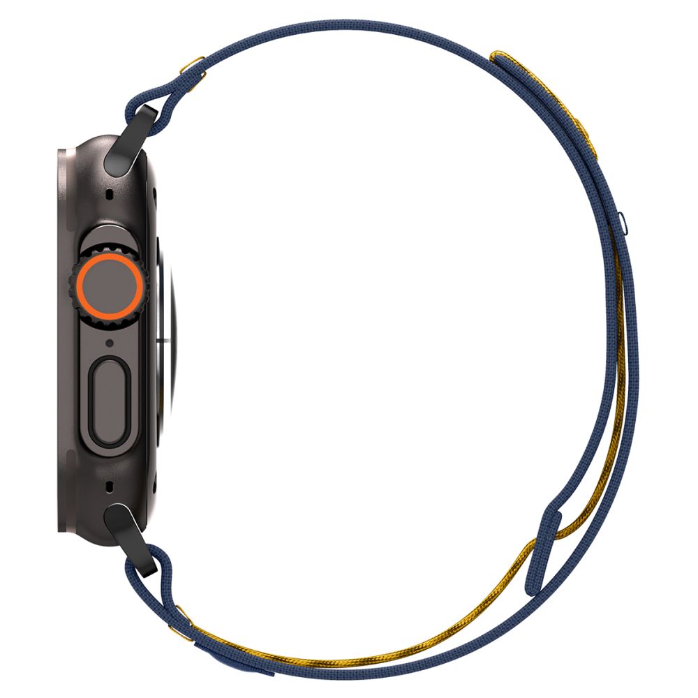 Spigen Athlex Air Armband für Apple Watch 49mm / 46mm / 45mm / 44mm Serie, Marineblau AMP09036