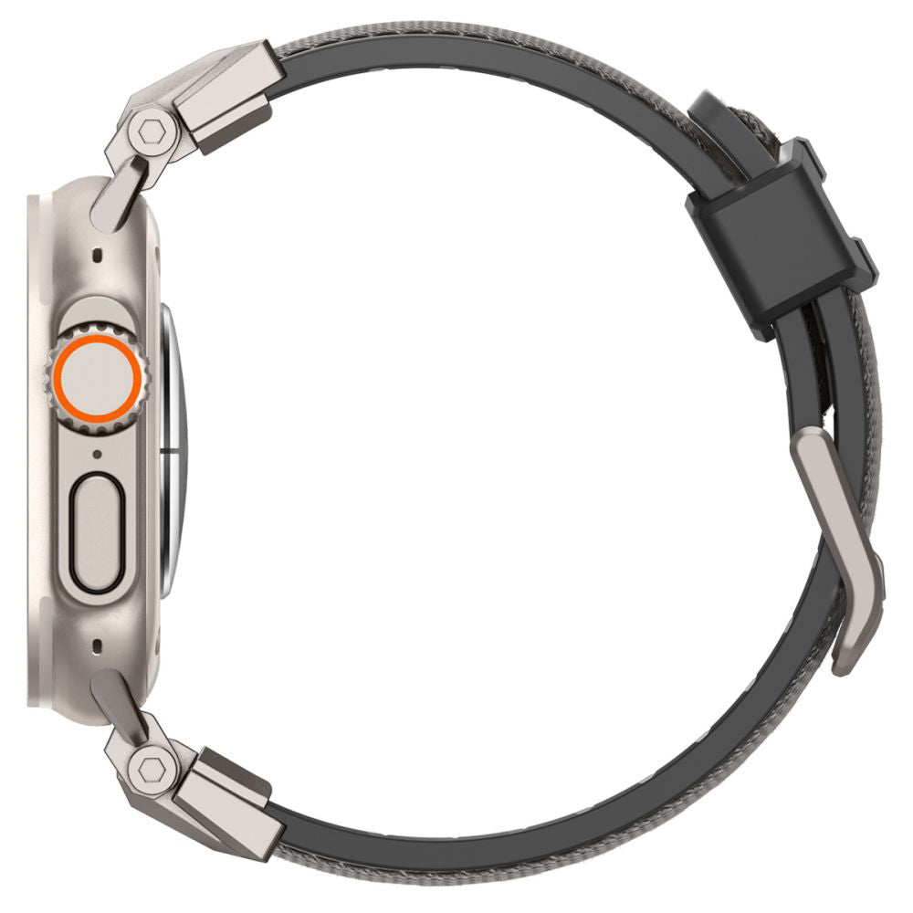 Spigen DuraPro Armor Gurt für Apple Watch 49mm / 46mm / 45mm / 44mm / 42mm Serie, Grau AMP09104