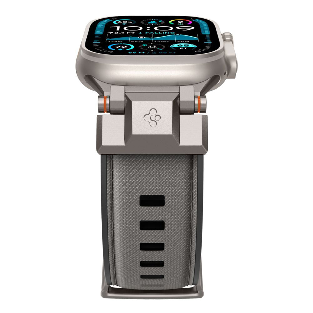 Spigen DuraPro Armor Gurt für Apple Watch 49mm / 46mm / 45mm / 44mm / 42mm Serie, Grau AMP09104
