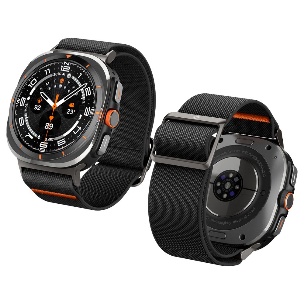 Spigen Fit Lite Armband für Samsung Galaxy Watch Ultra, Schwarz AMP08772
