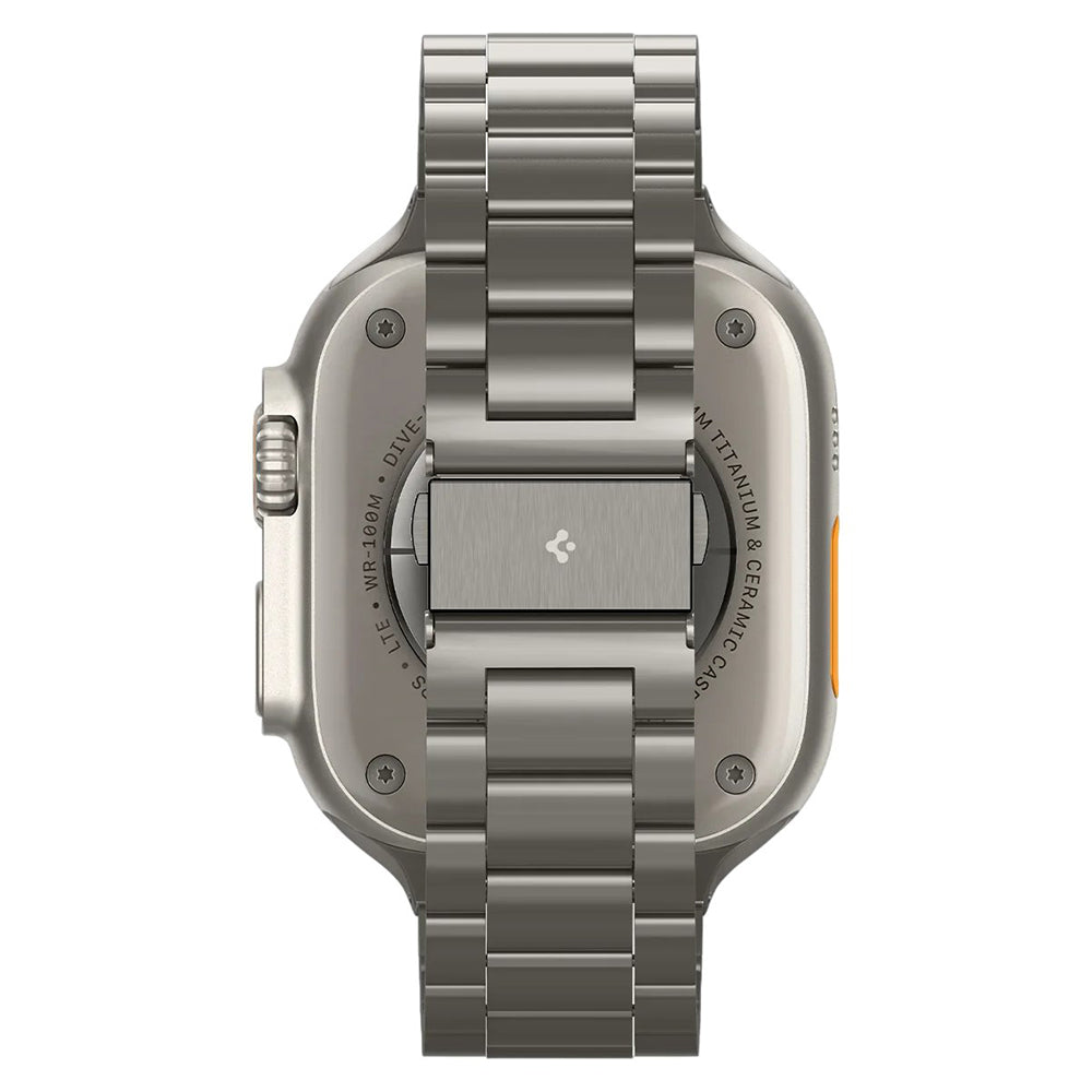 Spigen Modern Fit Titanium Armband für Apple Watch 49 mm / 46 mm / 45 mm / 44 mm Series, Grau AMP09105