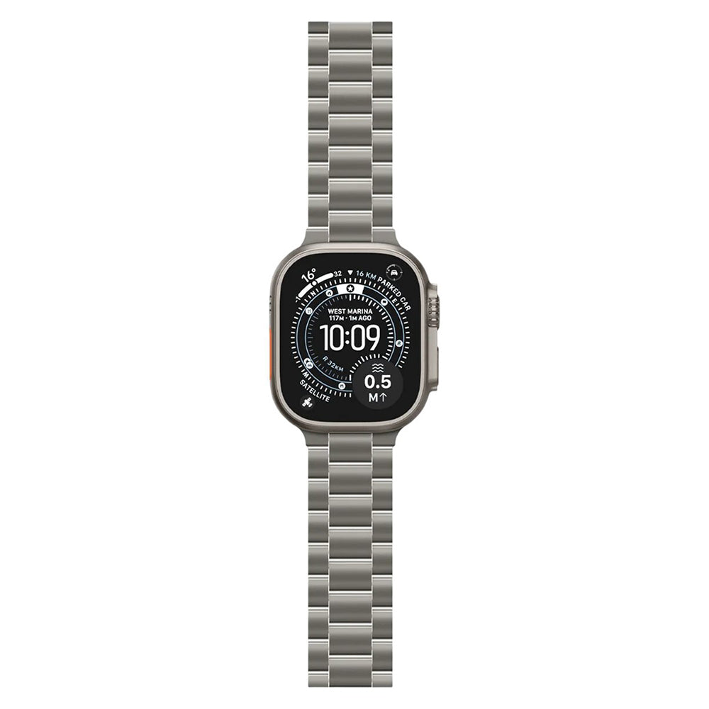 Spigen Modern Fit Titanium Armband für Apple Watch 49 mm / 46 mm / 45 mm / 44 mm Series, Grau AMP09105