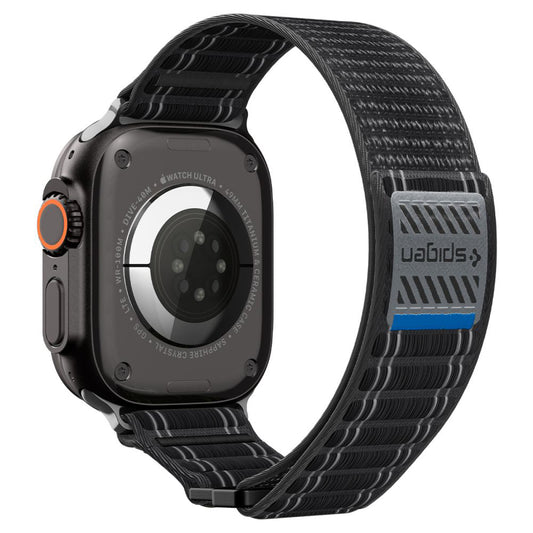 Spigen WBF0 Armband für Apple Watch 49mm / 46mm / 45mm / 44mm Serie, Schwarz