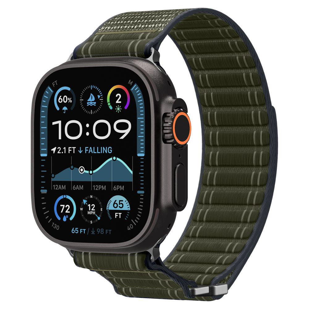 Spigen WBF0 Armband für Apple Watch 49mm / 46mm / 45mm / 44mm Serie, Grün AMP10142