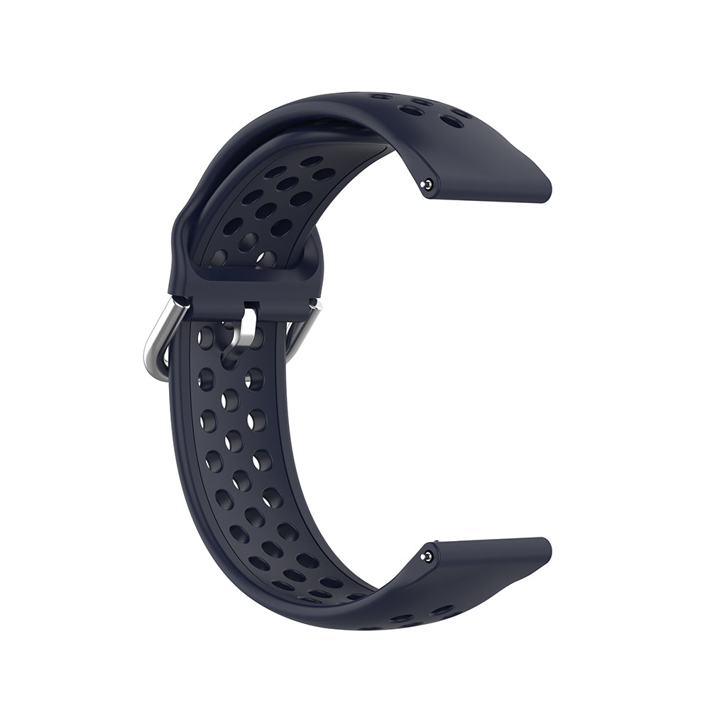 Techsuit W004 Armband für Samsung Galaxy Watch / Huawei Watch Series, 22mm, Dunkelblau