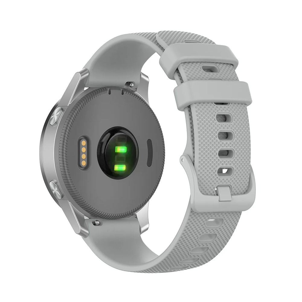 Techsuit W006 Armband für Samsung Galaxy Watch / Huawei Watch Series, 20mm, Grau