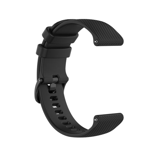 Techsuit W006 Armband für Samsung Galaxy Watch / Huawei Watch Series, 22mm, Schwarz