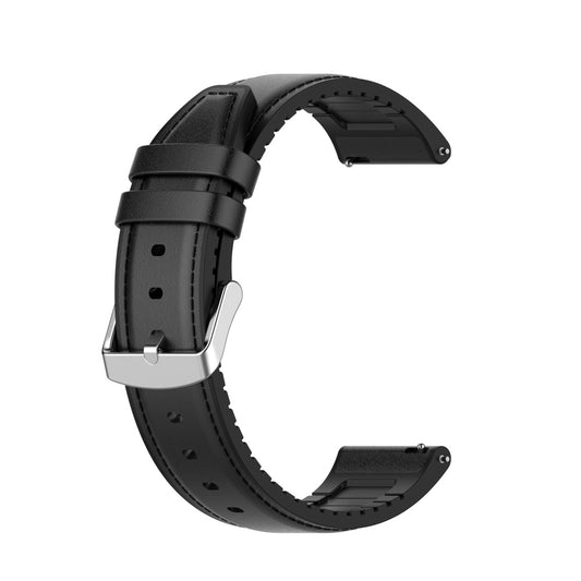 Techsuit W007 Armband für Samsung Galaxy Watch / Huawei Watch Series, 22mm, Schwarz